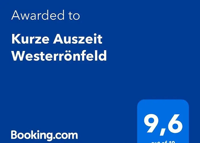 Kurze Auszeit * Westerronfeld